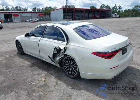 2023 Mercedes-Benz S 580 4Matic z USA, uszkodzony, nr VIN W1K6G7GB4PA215042